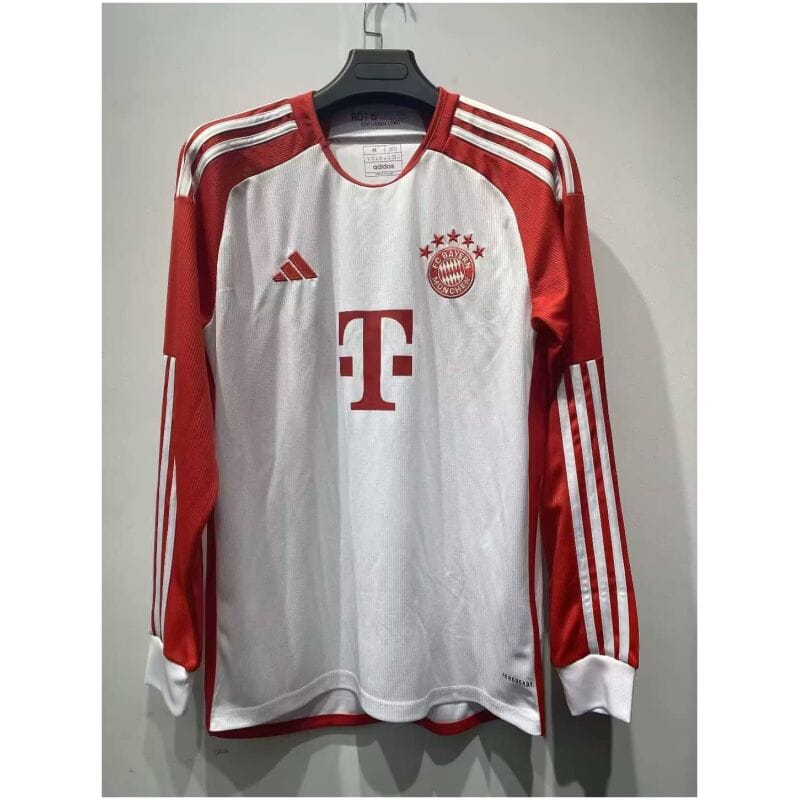 Mens Bayern Munich Home Jersey Long Sleeve 2023/24