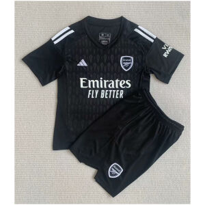 Kids Arsenal Goalkeeper Black Jersey 2023/24