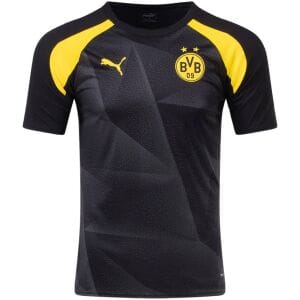 Mens Borussia Dortmund Short Training Jersey Black 2023/24