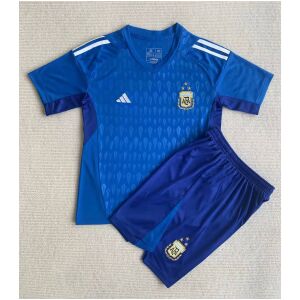 Kids Argentina Goalkeeper Blue Jersey 2023/24