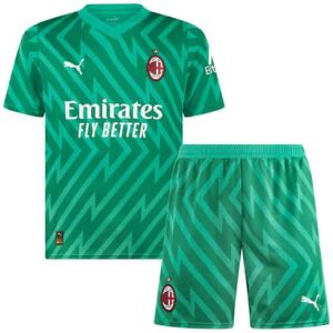 Kinder AC Milan Doelman Groene Jersey 2023/24