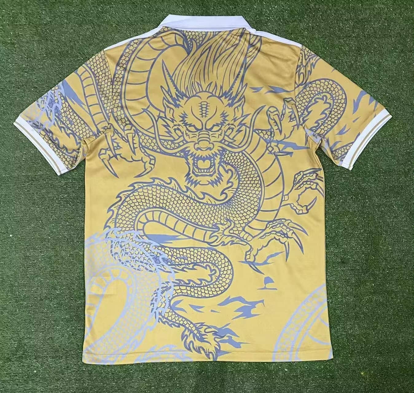 2023 Japan Black With Gold Dragon Fans Soccer Jersey