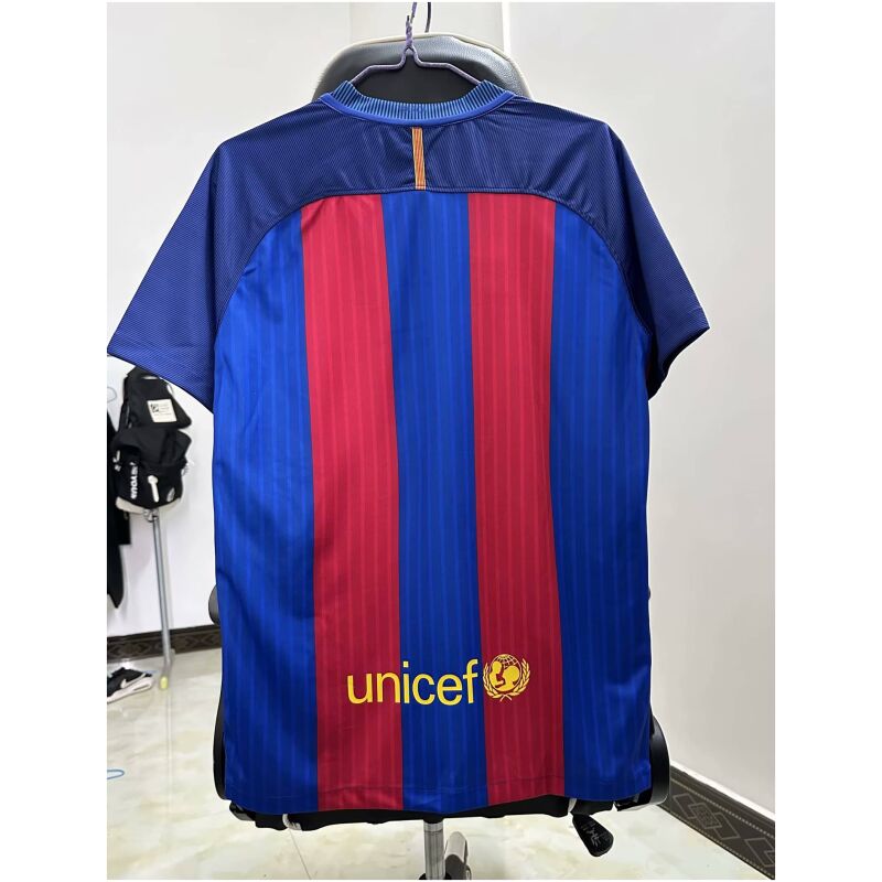 Mens Barcelona Retro Home Jersey 2016/17