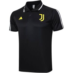 Mens Juventus Polo Shirt Black 2023/24