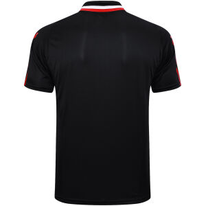 Mens Manchester United Polo Shirt Black 2023/24