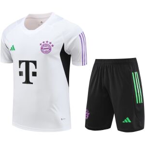 Mens Bayern Munich Short Training Suit White 2023/24