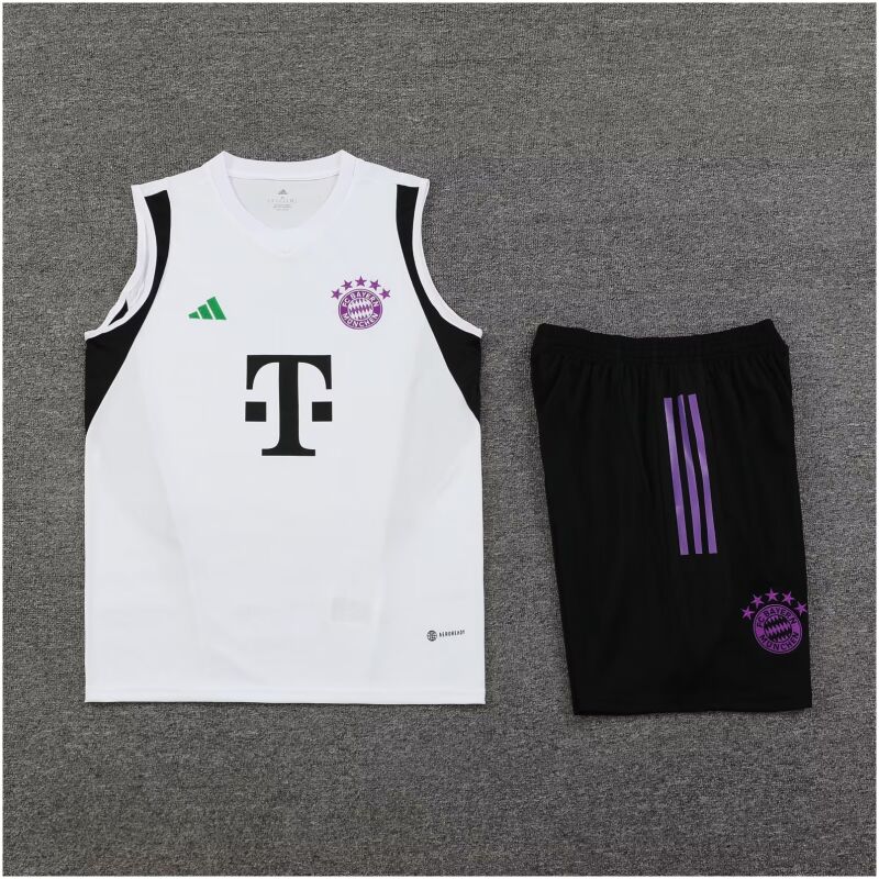 Mens Bayern Munich Singlet Suit White 2023/24