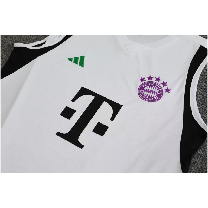 Mens Bayern Munich Singlet Suit White 2023/24