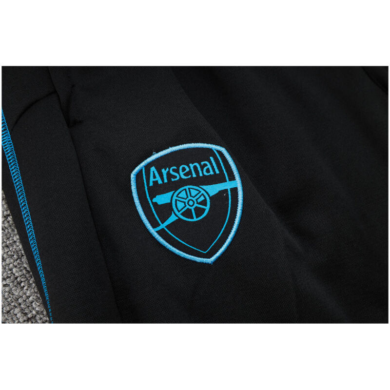 Mens Arsenal Hoodie Sweatshirt + Pants Training Suit Blue 2023/24