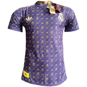 Mens Real Madrid x Gucci Special Edtion Purple Jersey 2024/25 – Match