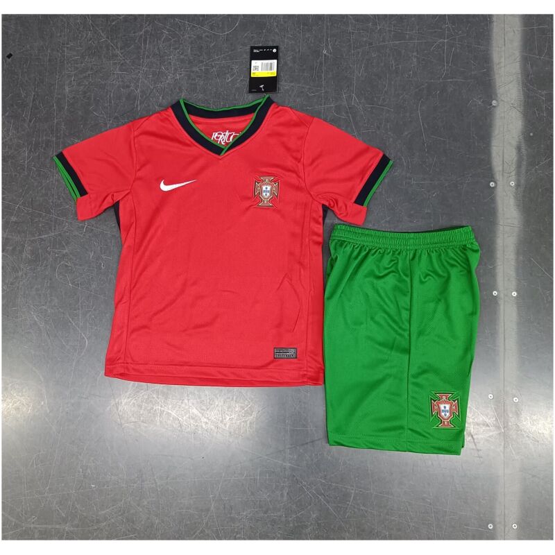 Kids Portugal Home Jersey 2024