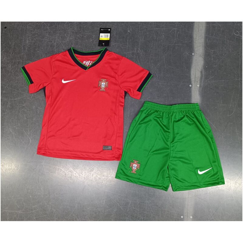 Kids Portugal Home Jersey 2024