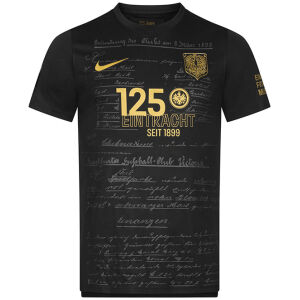 Mens Eintracht Frankfurt 125th Anniversary Black Jersey