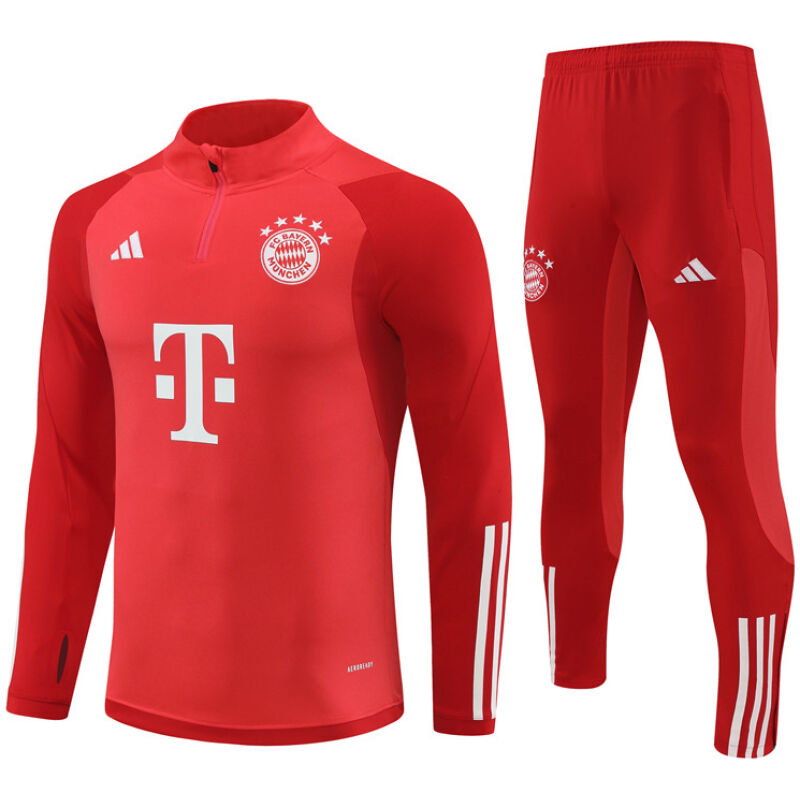 Mens Bayern Munich Training Suit Red 2024/25