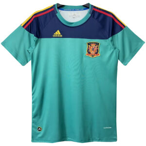 Mens Spain Retro Goalkeeper Green Jersey 2010