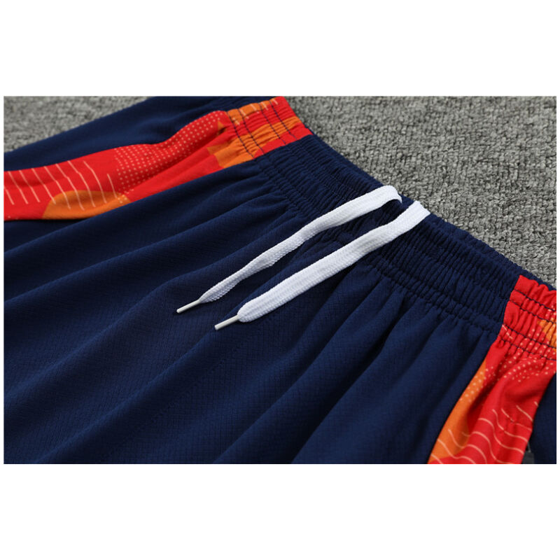 Mens Spain Short Training Suit Red 2024