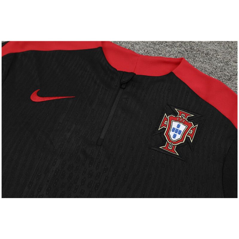 Mens Portugal Training Suit Black 2024