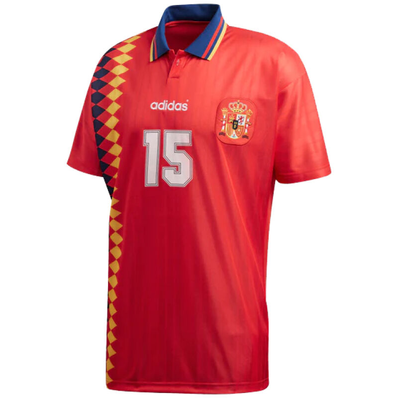 Mens Spain Retro Home Jersey 1994/95