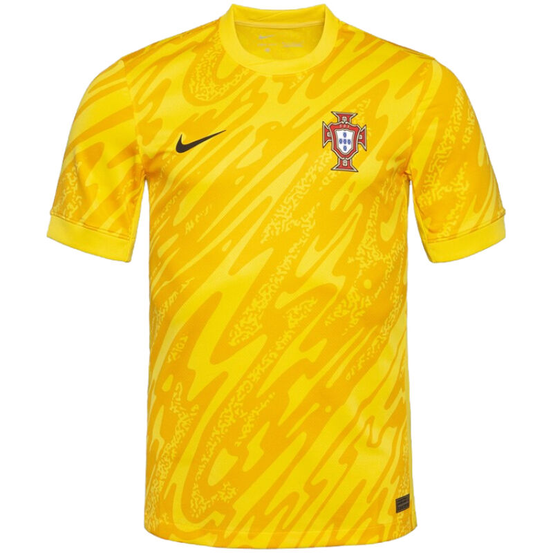 Mens Portugal Goalkeeper Yellow Jersey 2024