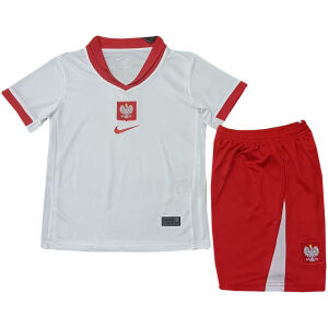 Kids Poland Home Jersey 2024