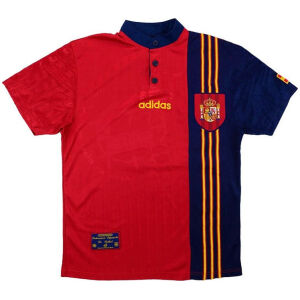 Mens Spain Retro Home Jersey 1996