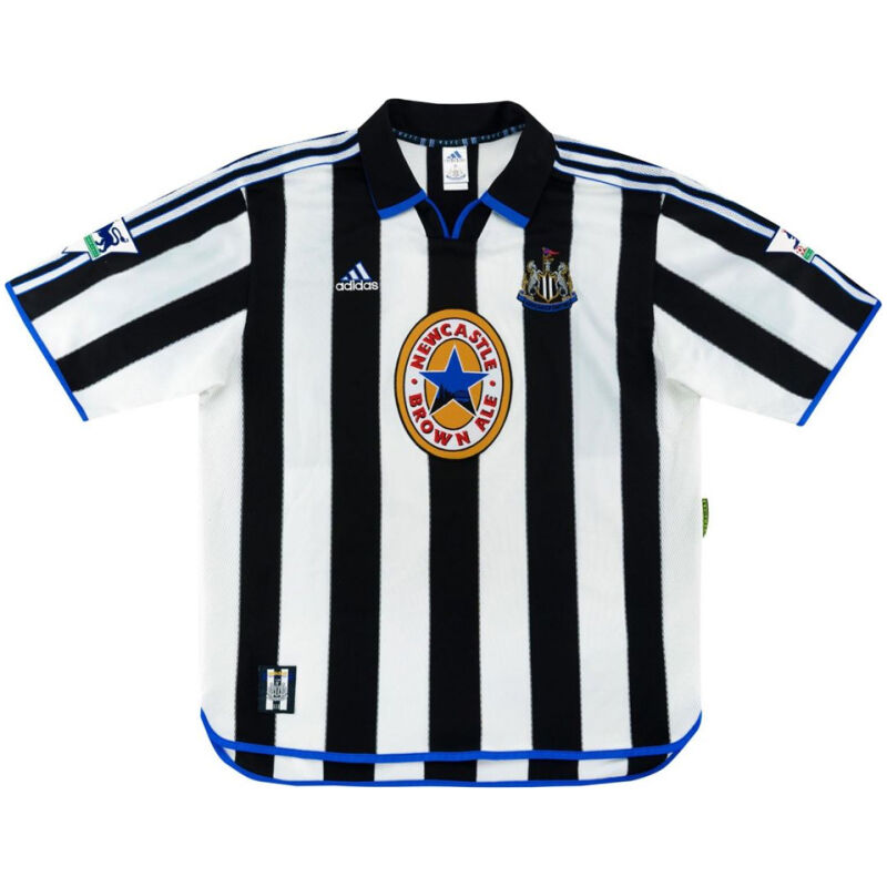 Mens Newcastle United Retro Home Jersey 1999/2000