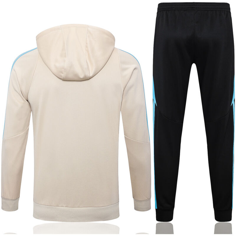 Mens Argentina Hoodie Sweatshirt + Pants Training Suit Cream 2024