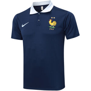 Mens France Polo Shirt Royal 2024