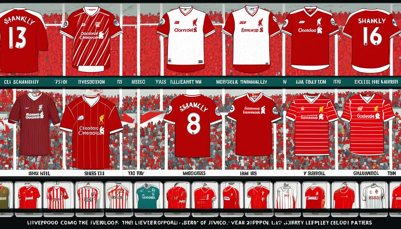 Liverpool jersey evolution