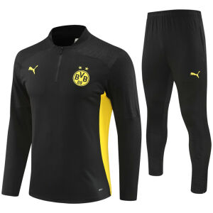 Mens Borussia Dortmund Training Suit Black 2024/25