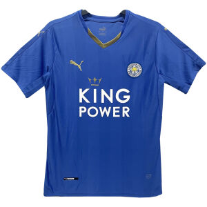 Mens Leicester City Retro Home Champions Jersey 2015/16