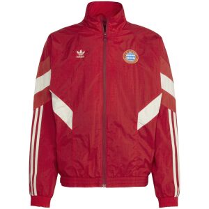 Mens Bayern Munich adidas Originals Lifestyler Full-Zip Track Jacket Maroon 2024/25