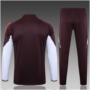 Kids Bayern Munich Training Suit Burgundy 2024/25