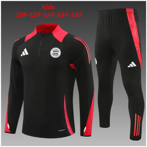 Kids Bayern Munich Training Suit Black 2024/25