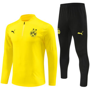 Mens Borussia Dortmund Training Suit Yellow 2024/25