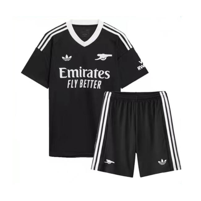 Kids Arsenal Goalkeeper Black Jersey 2024/25