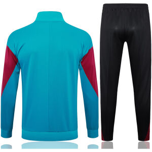 Mens PSG Jacket + Pants Training Suit Lake Blue 2024/25