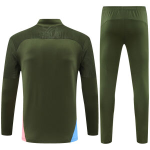 Mens Manchester City Training Suit Dark Green 2024/25