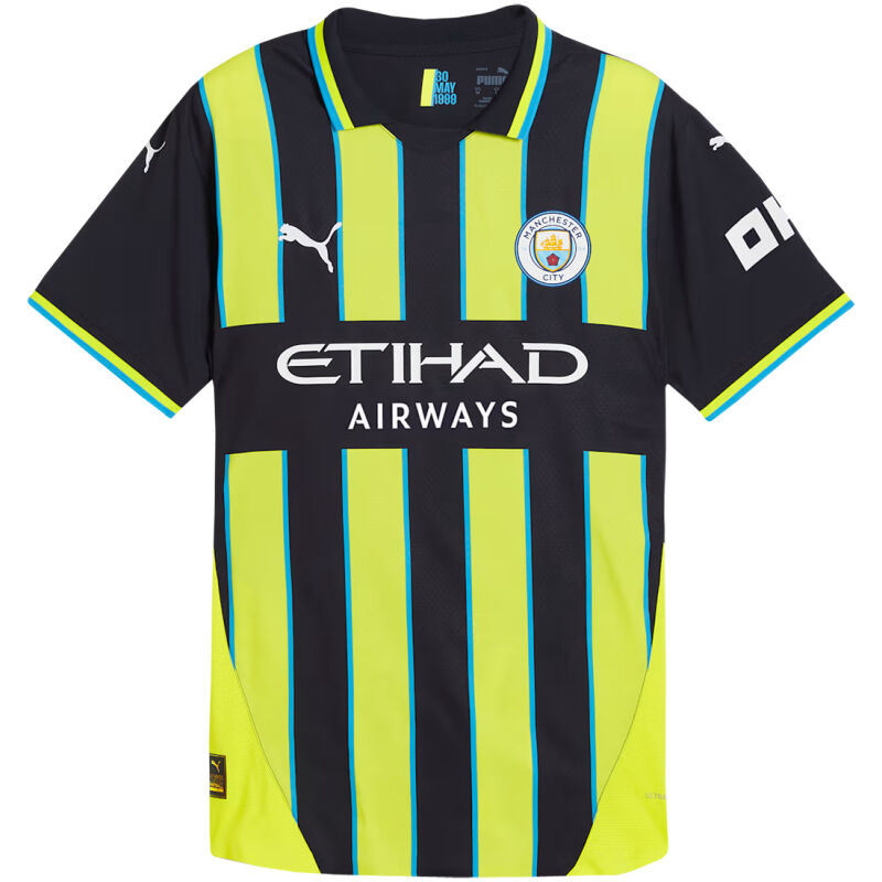 Mens Manchester City Away Authentic Jersey 2024/25 – Match