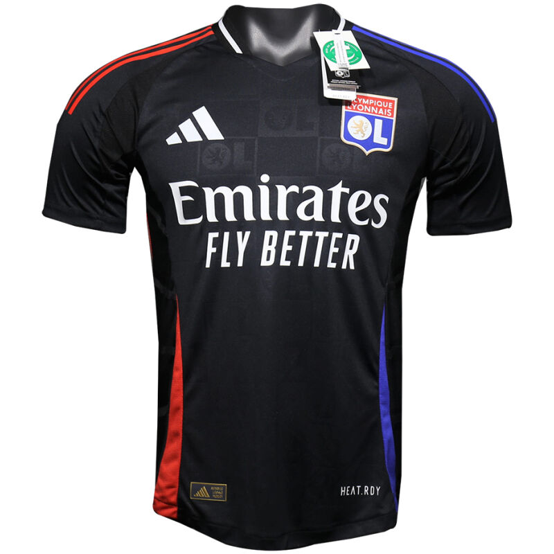 Mens Olympique Lyonnais Away Authentic Jersey 2024/25 – Match