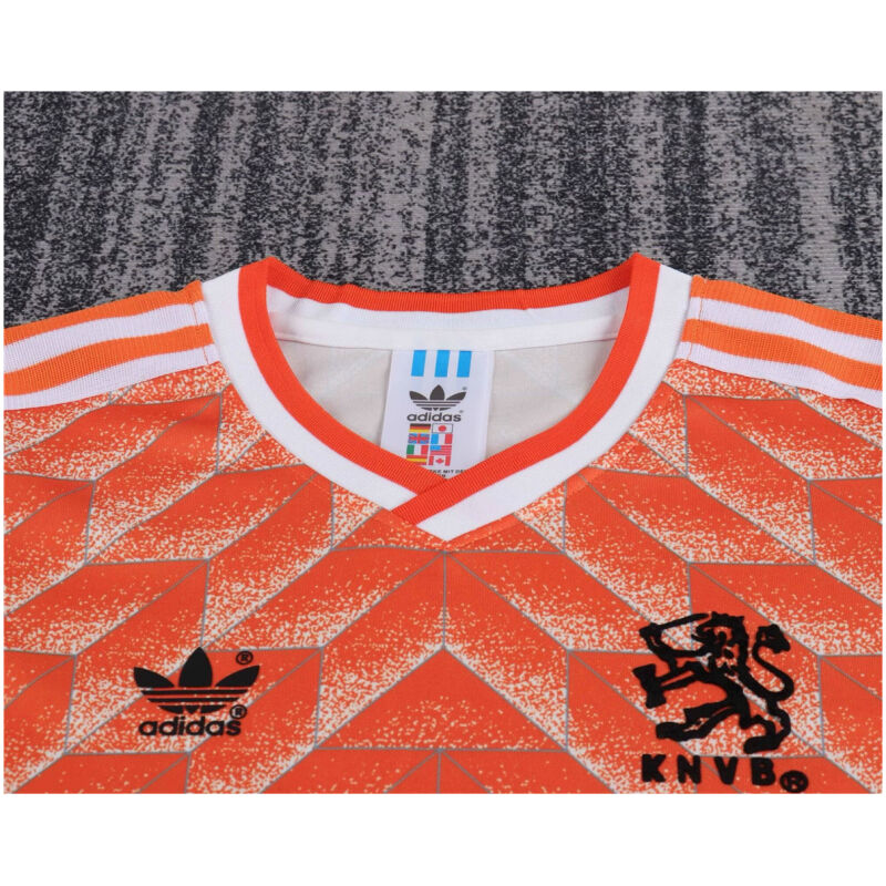 Kids Retro Netherlands Home Jersey 1988