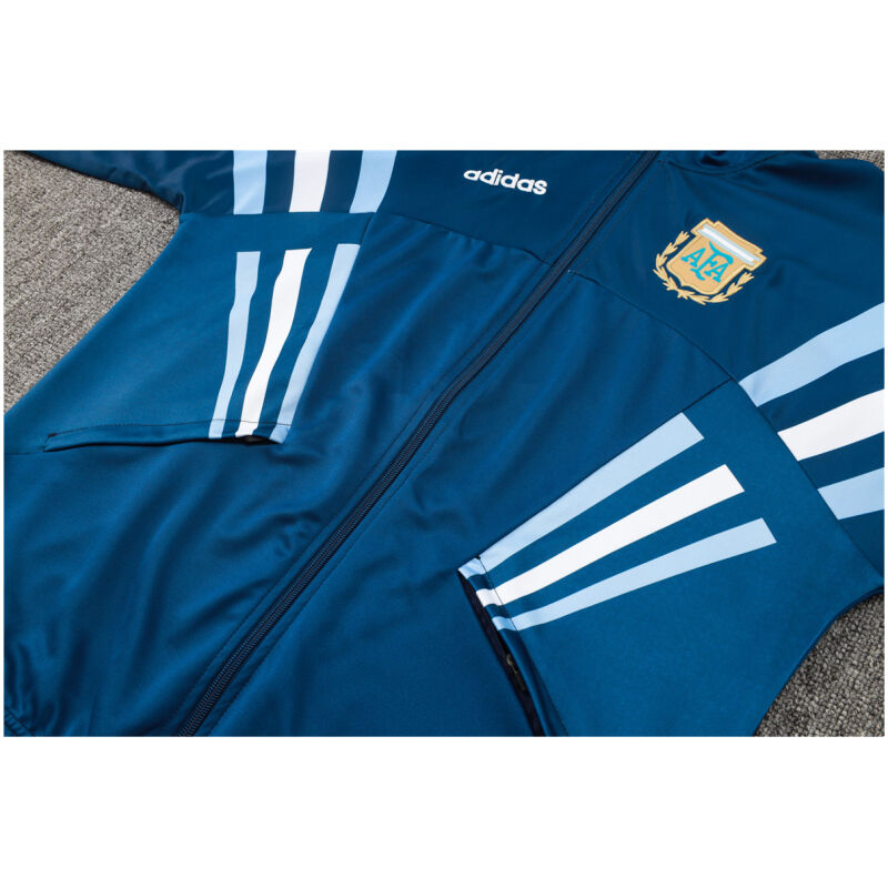 Mens Argentina Jacket + Pants Training Suit Blue 2024