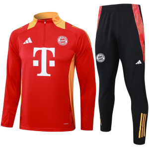 Mens Bayern Munich Training Suit Red 2024/25