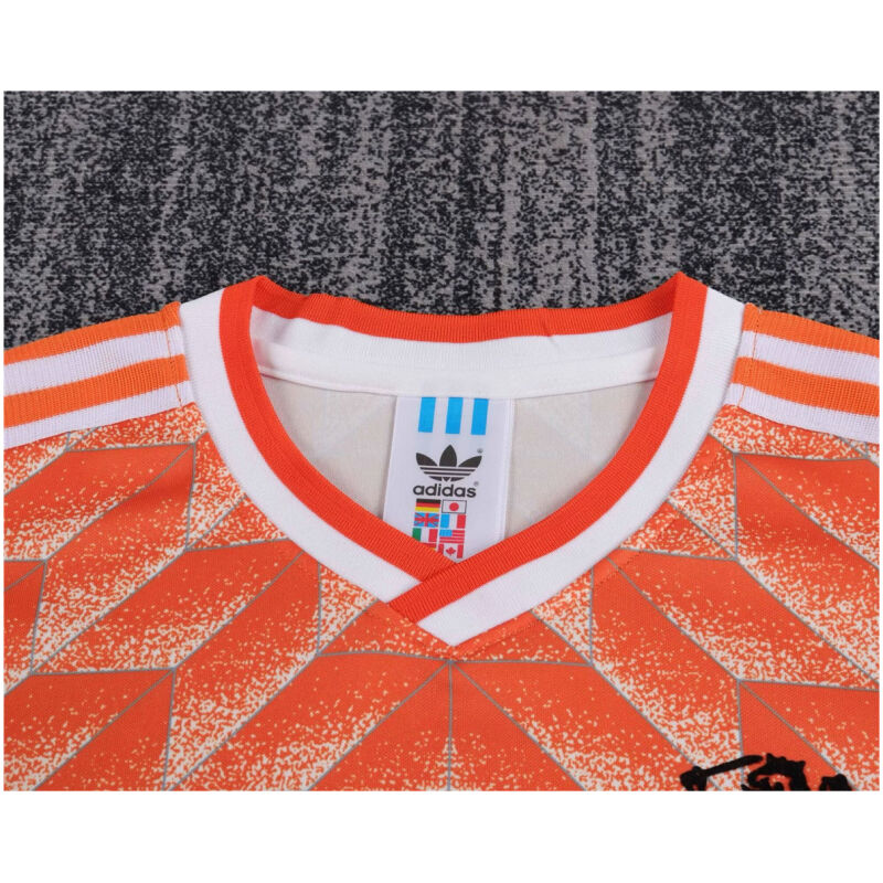 Kids Retro Netherlands Home Jersey 1988