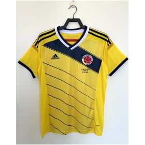 Mens Colombia Retro Home Jersey 2014