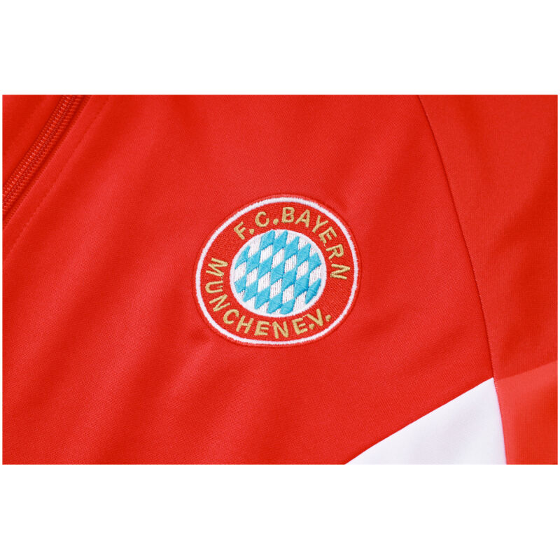 Mens Bayern Munich Jacket + Pants Training Suit Red 2024/25