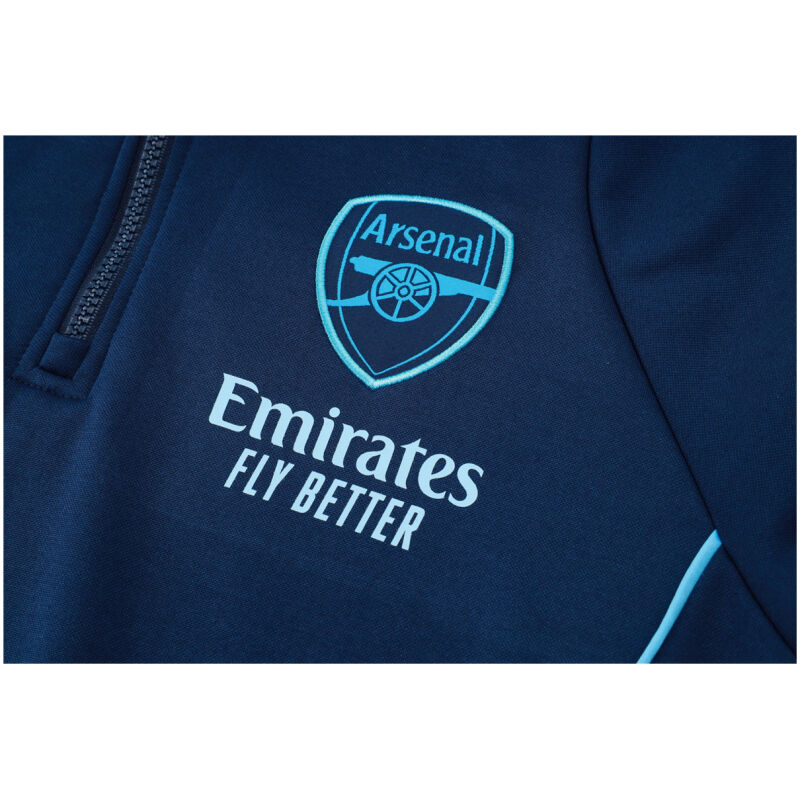 Mens Arsenal Hoodie Sweatshirt + Pants Training Suit Royal 2024/25