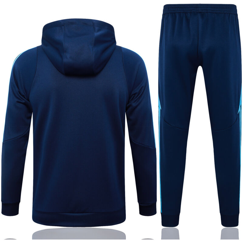 Mens Arsenal Hoodie Sweatshirt + Pants Training Suit Royal 2024/25