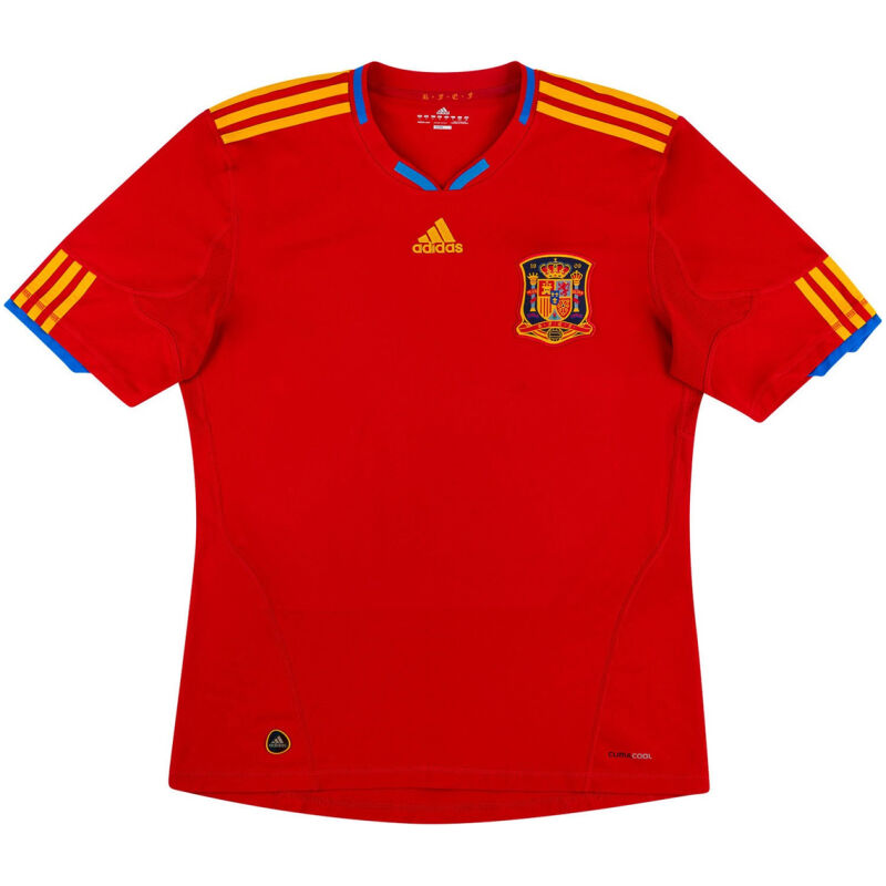 Mens Spain Retro Home Jersey 2010