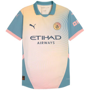 Mens Manchester City Fourth  Authentic Jersey 2024/25 – Match